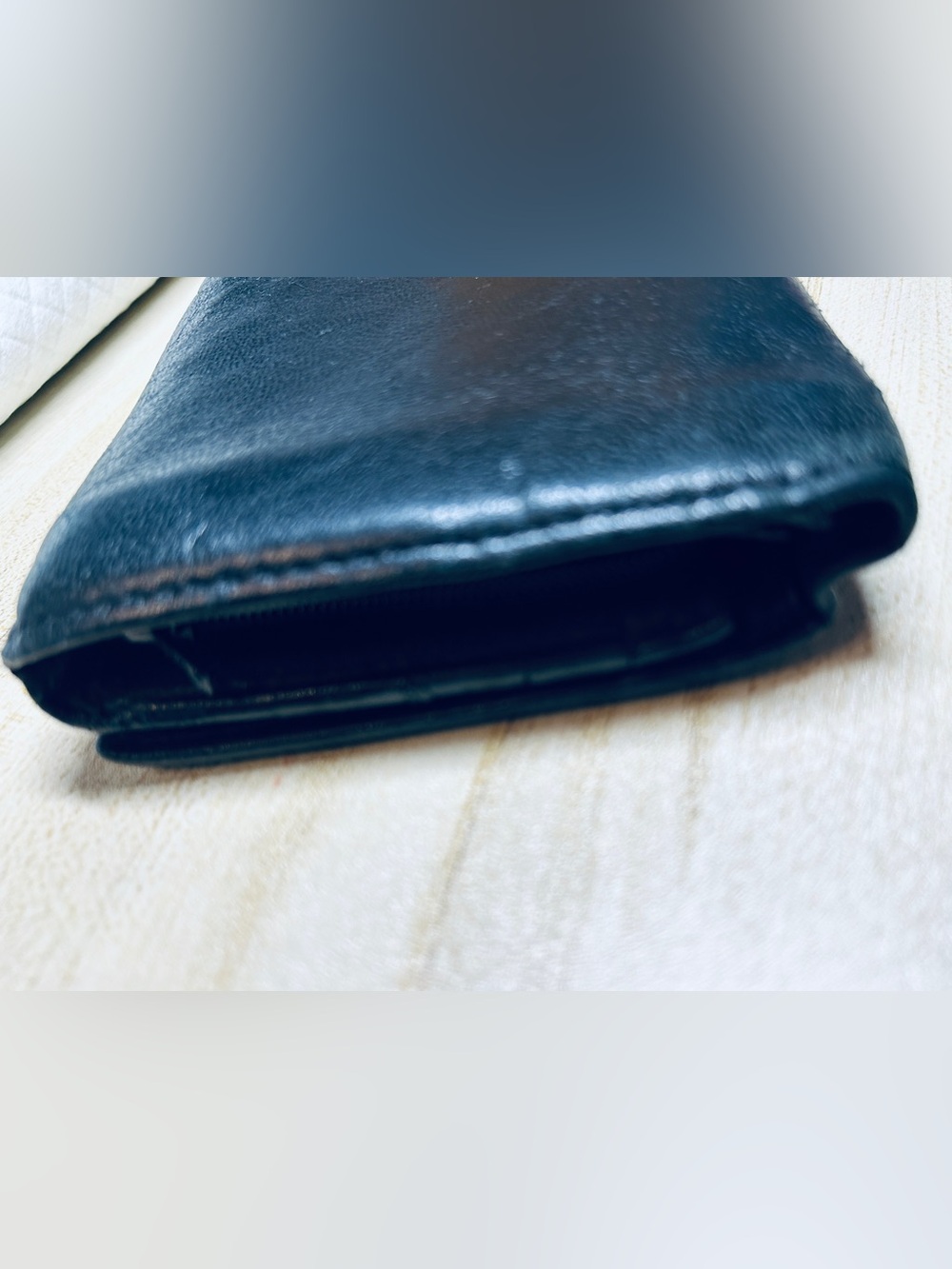Vivienne Westwood Vintage Black Leather Wallet with Orb Logo GC - Picture 5 of 15